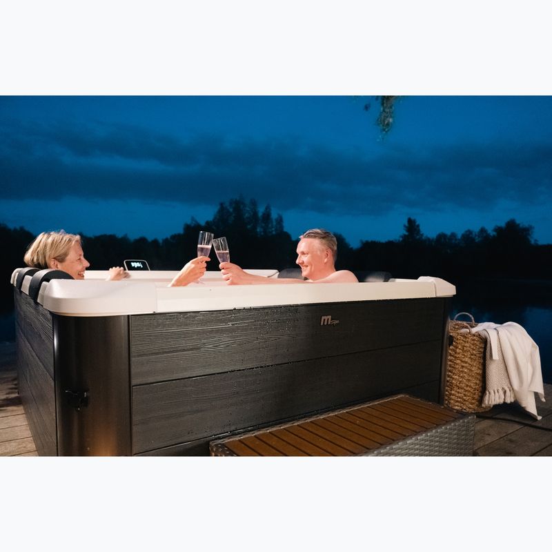 Jacuzzi 6 személyes MSpa Frame Oslo hűvös szürke 23