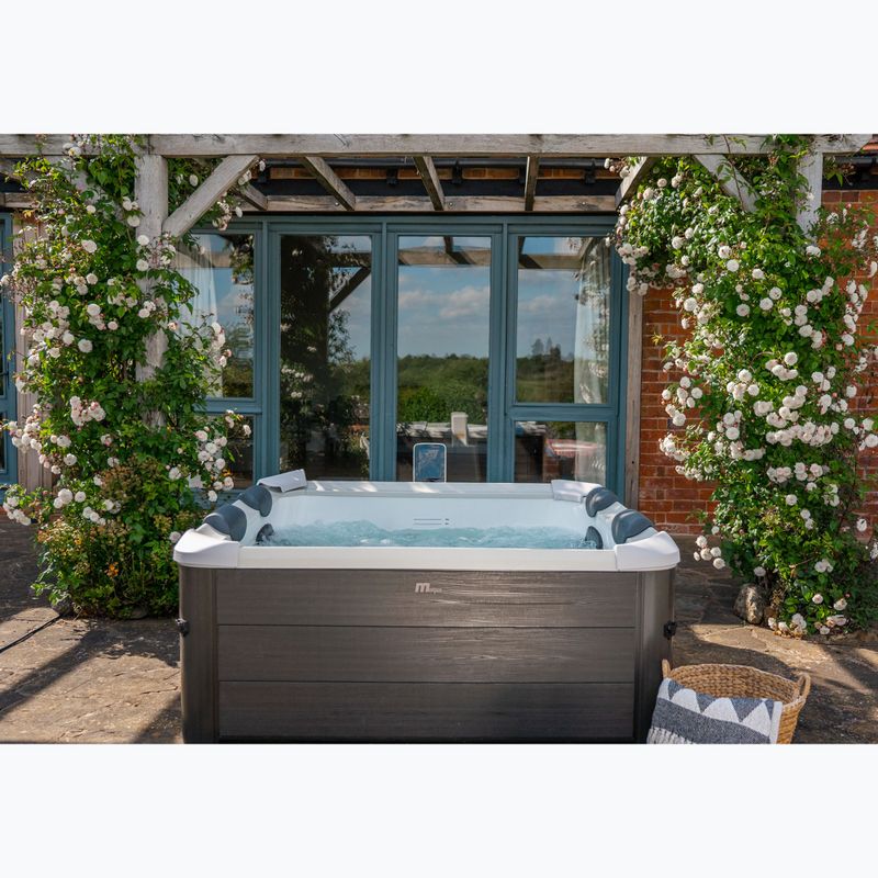 Medence hidromasszázsal 6 személyes MSpa Frame Oslo hűvös szürke 25