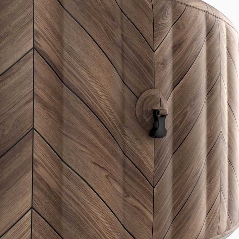 Medence hidromasszázsal 6 személyes MSpa Comfort Fermo Fermo fa szemcsés 4