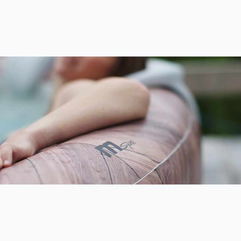 Medence hidromasszázsal 6 személyes MSpa Comfort Fermo Fermo fa szemcsés 19