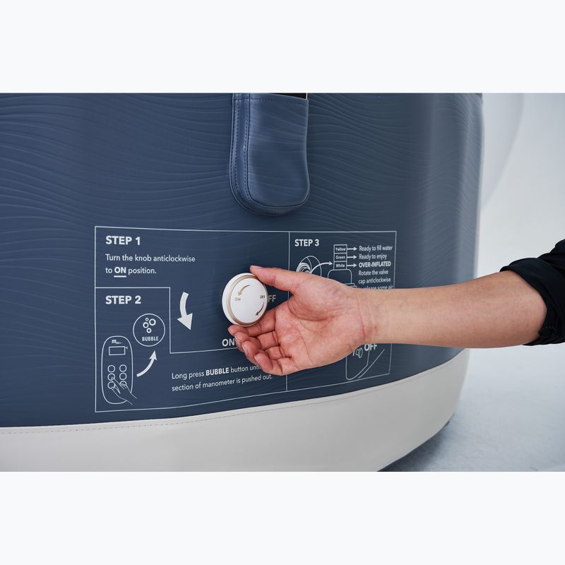 Medence hidromasszázsal 6 személyes MSpa Premium Vento vanília 5