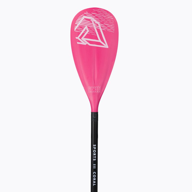 Aqua Marina SUP Paddle SPORTS III CORAL fekete rózsaszín B0303624 5