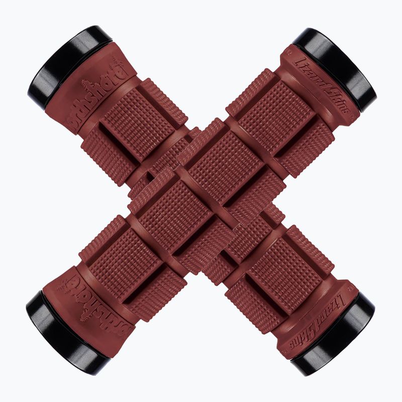 Kormány markolat Lizard Skins Dual-Clamp Northshore deep red