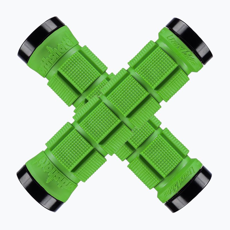 Kormány markolat Lizard Skins Dual-Clamp Northshore lime green