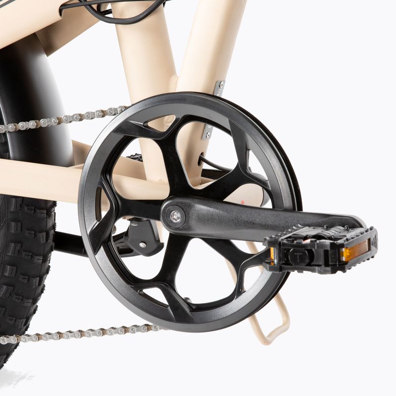 HIMO ZB20 Max elektromos kerékpár bézs színben 9