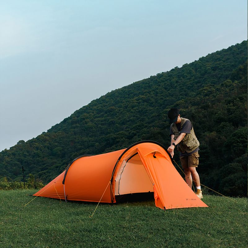2 személyes trekking sátor 3F UL Taihang2 narancssárga 3