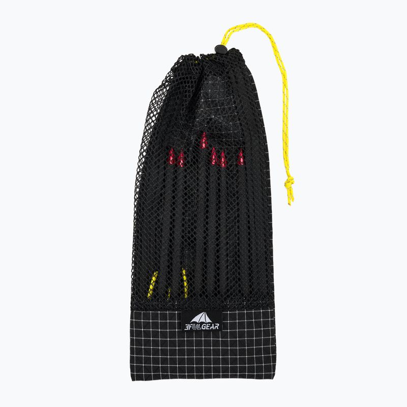 Sátor cövekek 3F UL Carbon Short Black 6