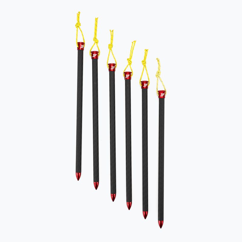 Sátor cövekek 3F UL Carbon Long Black