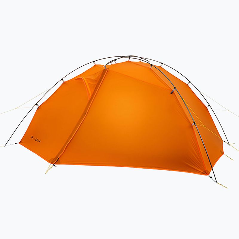 2 személyes kemping sátor 3F UL GEAR Taiji 2P 15D Orange