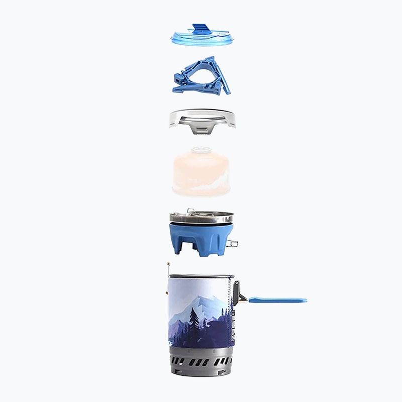 Kempingfőző Fire-Maple FMS-X5 Polaris Cooking System + Lábas blue 3