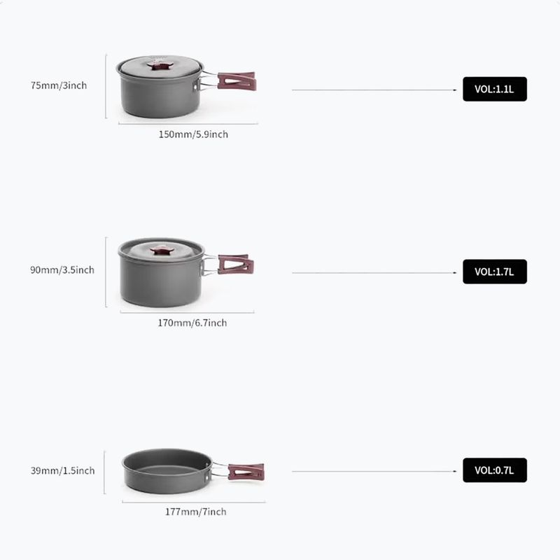 Túrakészlet Fire-Maple FMC-202 3