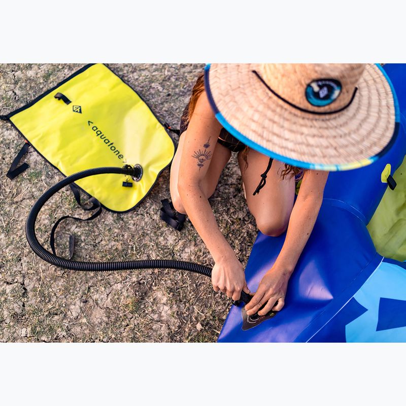Egyszemélyes felfújható kajak Aquatone Bee Inflatable Pack Raft 7'3" 221 cm 19