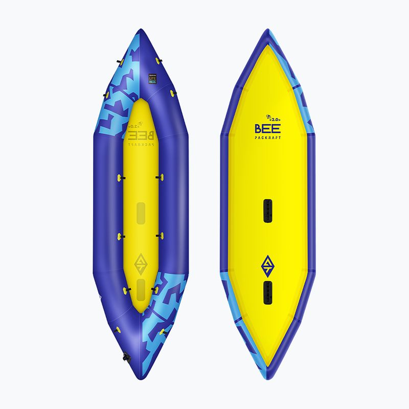 Kétszemélyes felfújható kajak Aquatone Bee Inflatable Pack Raft 11'8" 356 cm 2