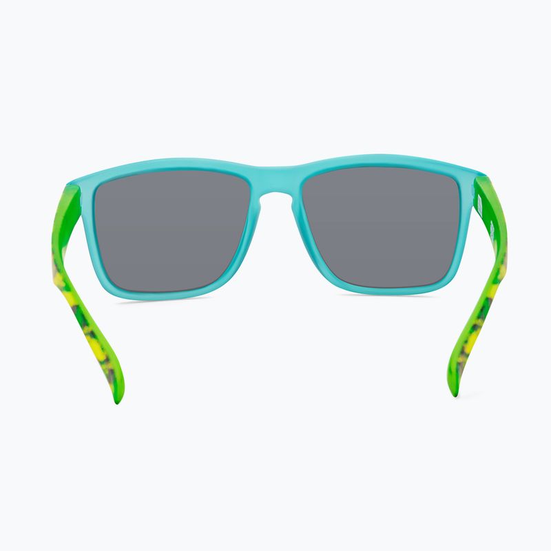 Napszemüveg Aztron Blitz green/teal/blacktortoise/polarized silver blue mirror/grey 3