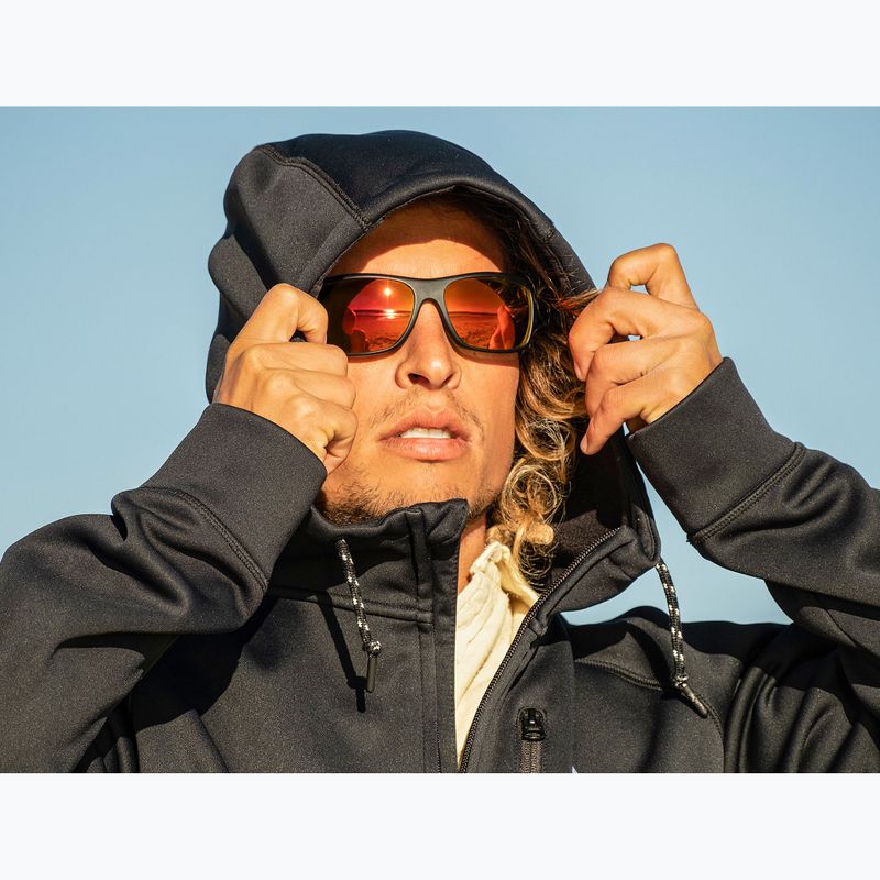 Napszemüveg Aztron Avatar-X2 matt black/gloss blue/polarized sahara red mirror/brown 8