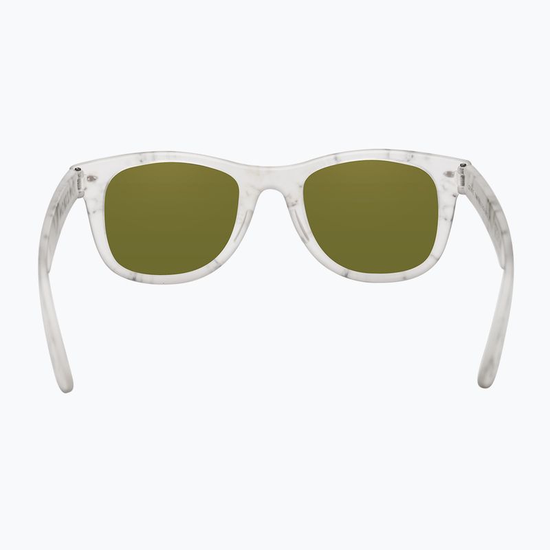 Napszemüveg Aztron Party white marble print/polarized rose pink mirror/brown 3