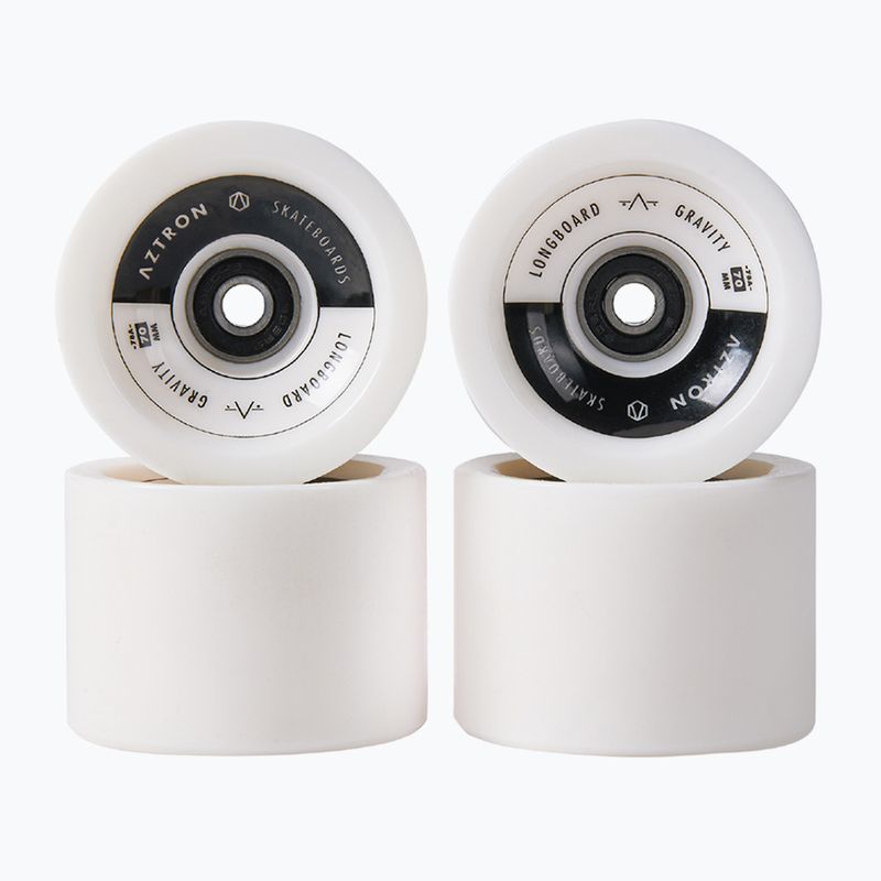 Aztron Surfskate 70 mm / 78A gördeszka kerekek 4 db hó fehér