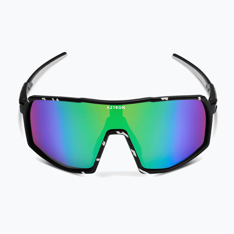 Napszemüveg Aztron Thunder metalblack/white/polarizedgreen/twilightmirr/grey 2