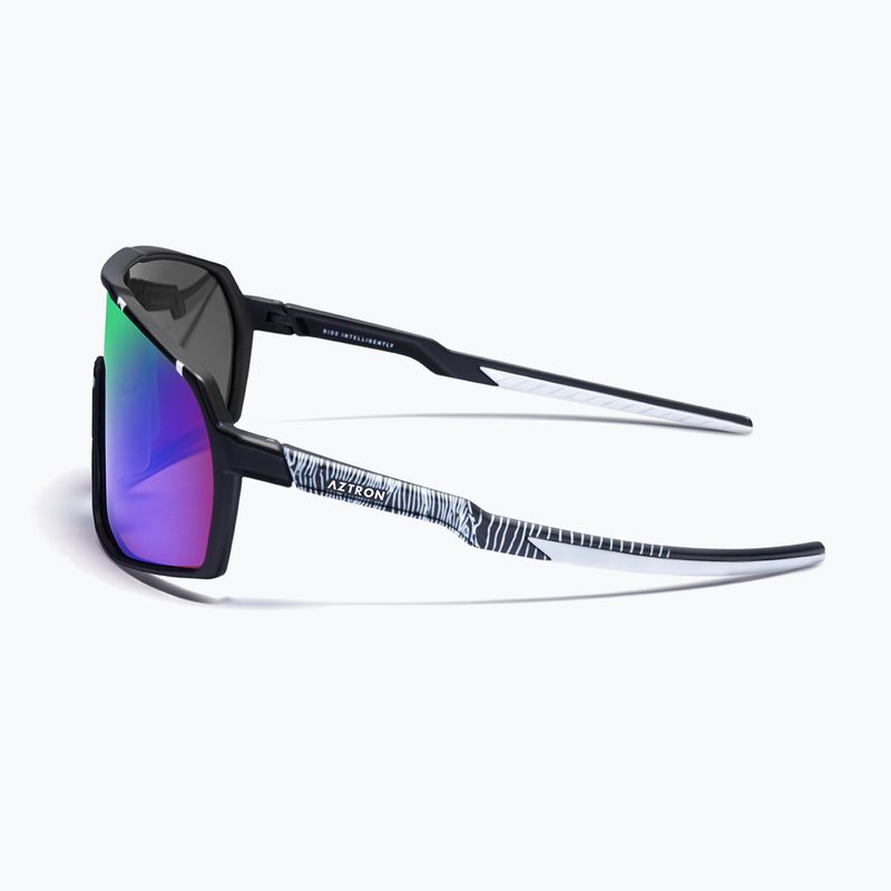 Napszemüveg Aztron Thunder metalblack/white/polarizedgreen/twilightmirr/grey 4