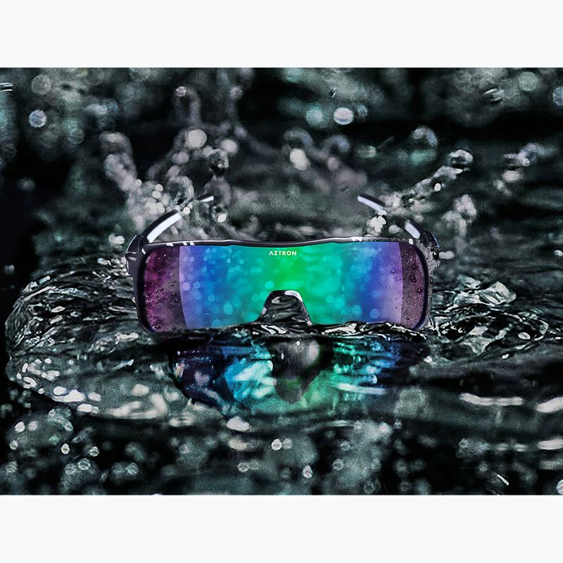 Napszemüveg Aztron Thunder metalblack/white/polarizedgreen/twilightmirr/grey 6