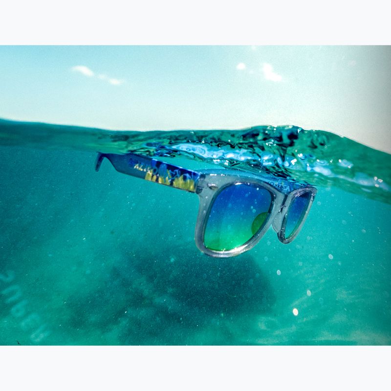 Gyerek napszemüveg Aztron Shine spark lime/wayve/polarized green/yellow mir/grey 4