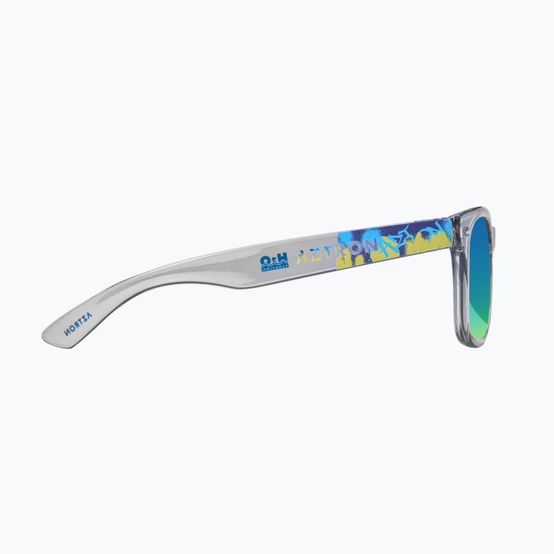 Gyerek napszemüveg Aztron Solar ice grey/graffiti/polarized blue/yellow mirror/grey. 8