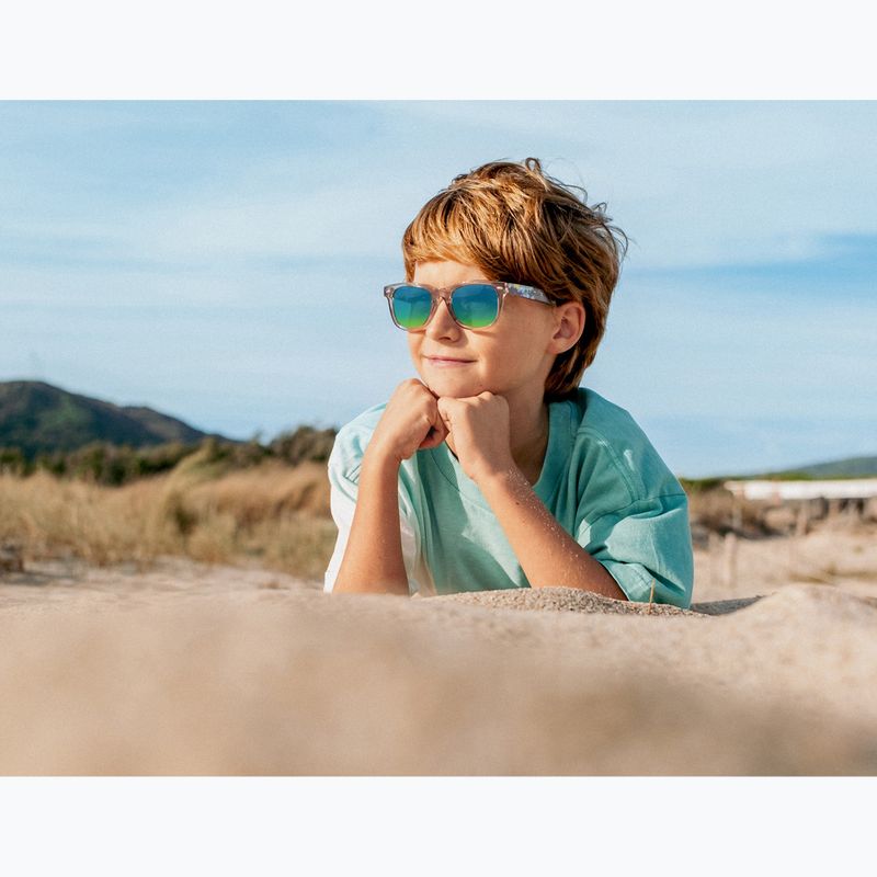Gyerek napszemüveg Aztron Solar ice grey/graffiti/polarized blue/yellow mirror/grey. 11
