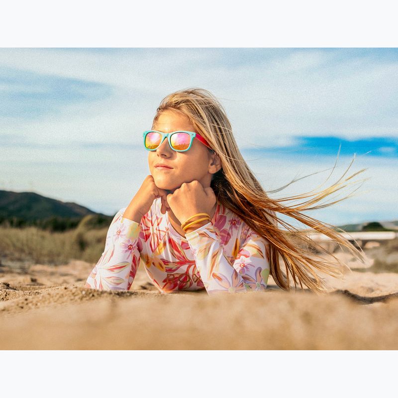 Gyerek napszemüveg Aztron Candy candy pink/twisty/polarized rainbow pink mir/grey. 6