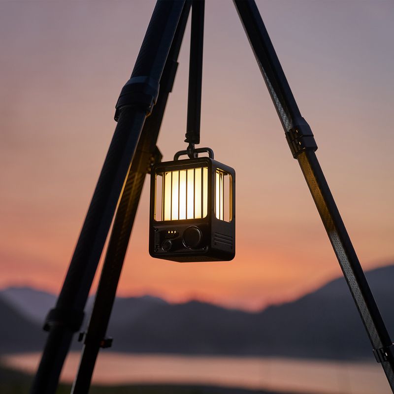 Turista lámpa Flextail Villa zöld 12