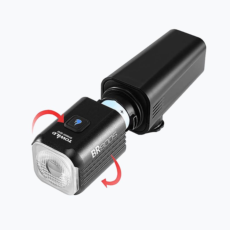 Towild BR800S fekete első kerékpárfény 5