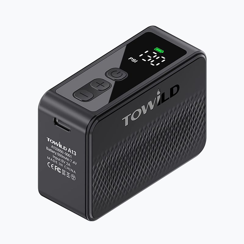 Elektromos kerékpár pumpa TOWILD A13 black 3