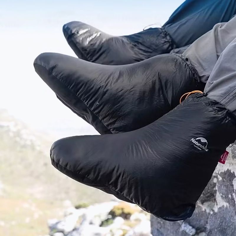 Bélelt bokacsizma Naturehike Duck Down black 2