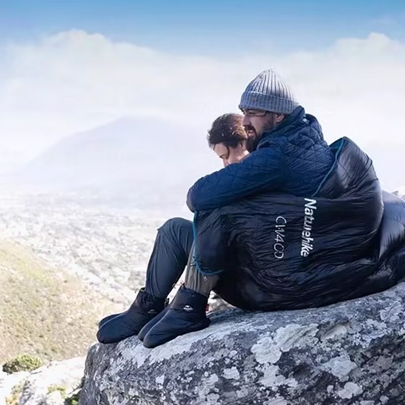 Bélelt bokacsizma Naturehike Duck Down black 3