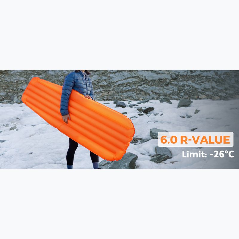 Flextail Zero R05 Mummy narancssárga felfújható matrac 9