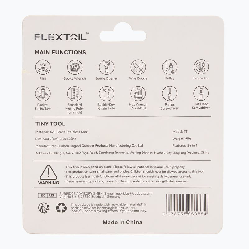 Multiszerszám Flextail Tiny Tool black 2