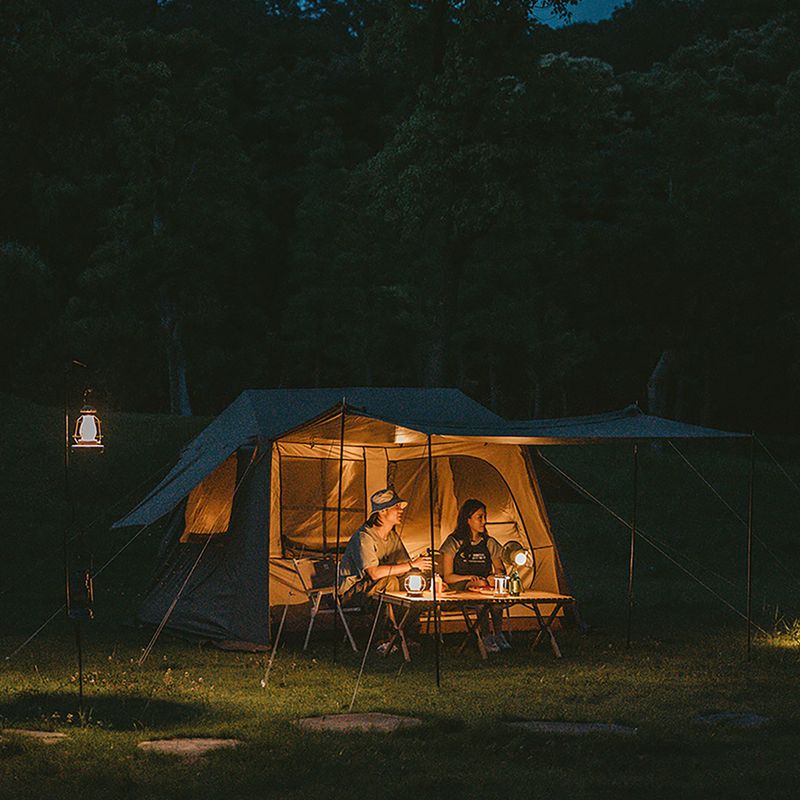 Négyszemélyes sátor Naturehike Village 6.0 brown 9