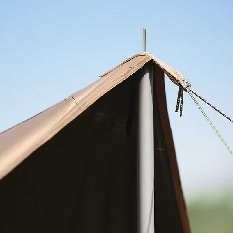 Tarp Naturehike Sky Lite Vinyl Hexagon S khaki színű ponyvával 3
