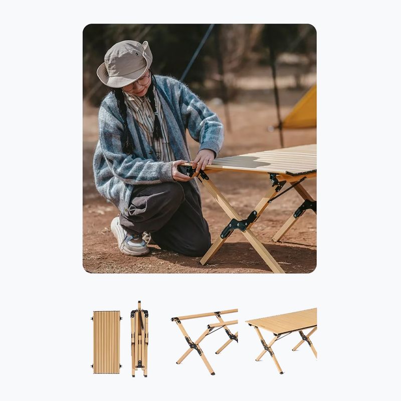 Kempingasztal Naturehike Star Jane L01 M wood 3