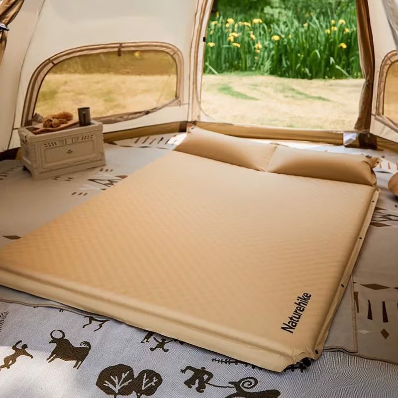 Önfelfújó matrac Naturehike Automatic Inflatable Cushion With Pillow cream 2