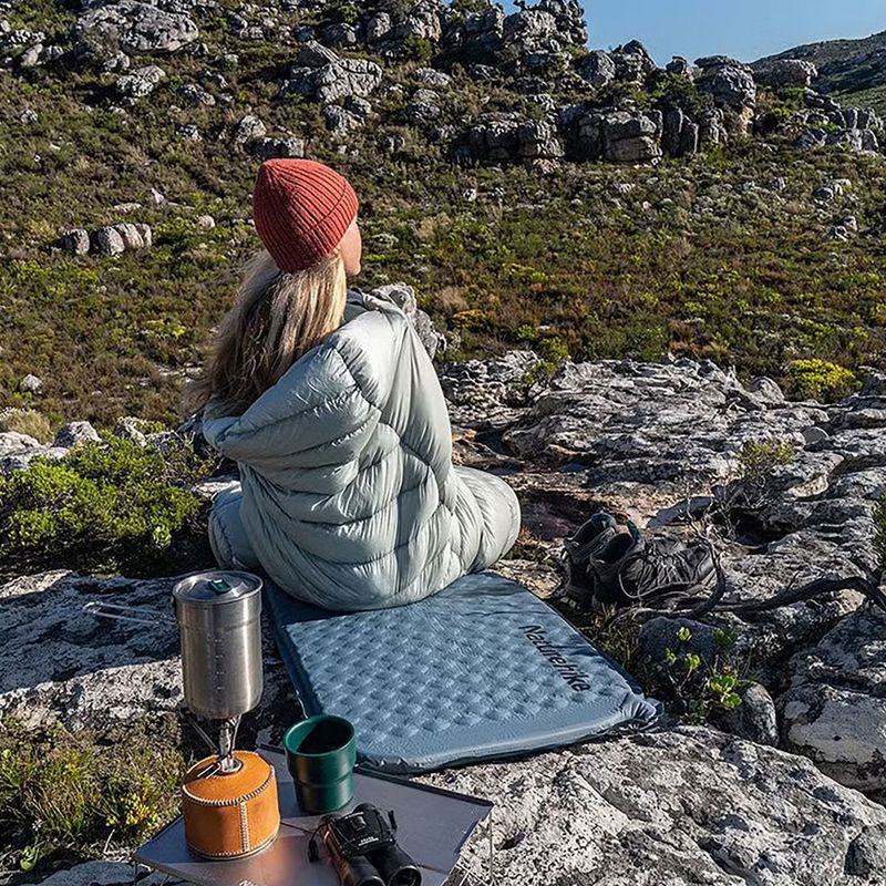 Naturehike önfúvódó szőnyeg Yugu Square L kék 3