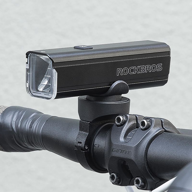 Első kerékpárlámpa Rockbros 24610002001 Front Light 1000 Lumen black 8