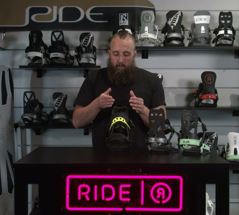 Férfi snowboard kötés RIDE A-8 fekete 12G1002 11