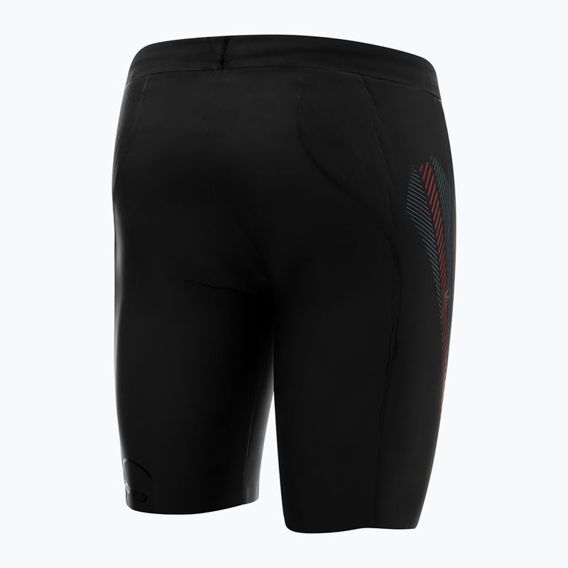Férfi neoprén rövidnadrág ZONE3 Buoyancy Premium Aerodome Elite 5/3 mm black/red 2