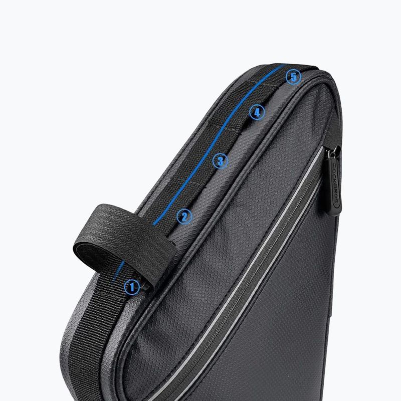 Kerékpáros táska vázra Rockbros B39-2 1,5 l black 7