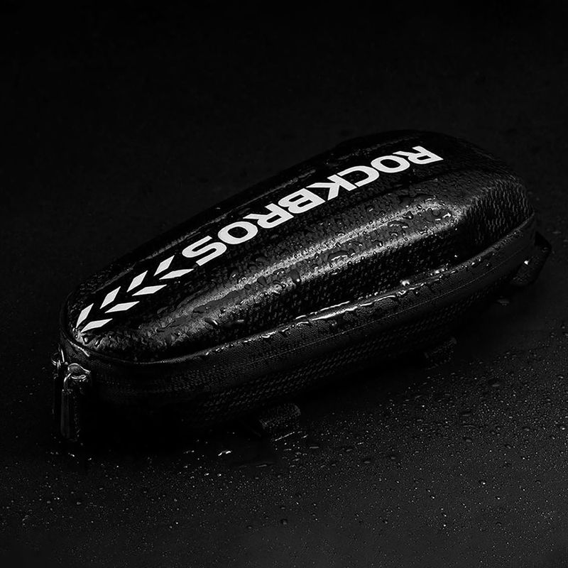 Rockbros B60 1.1 literes kerékpár váz táska fekete 6