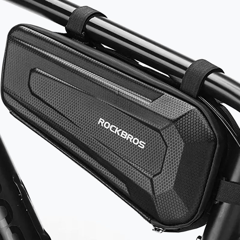 Kerékpáros táska vázra Rockbros B67 2,5 l black