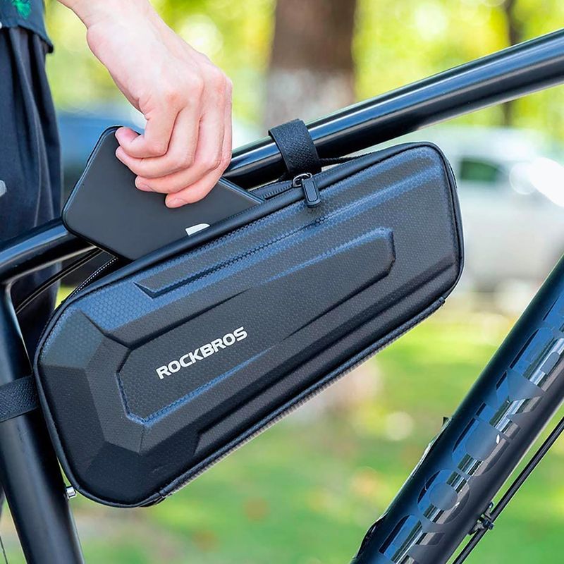 Kerékpáros táska vázra Rockbros B66 1,5 l black 4