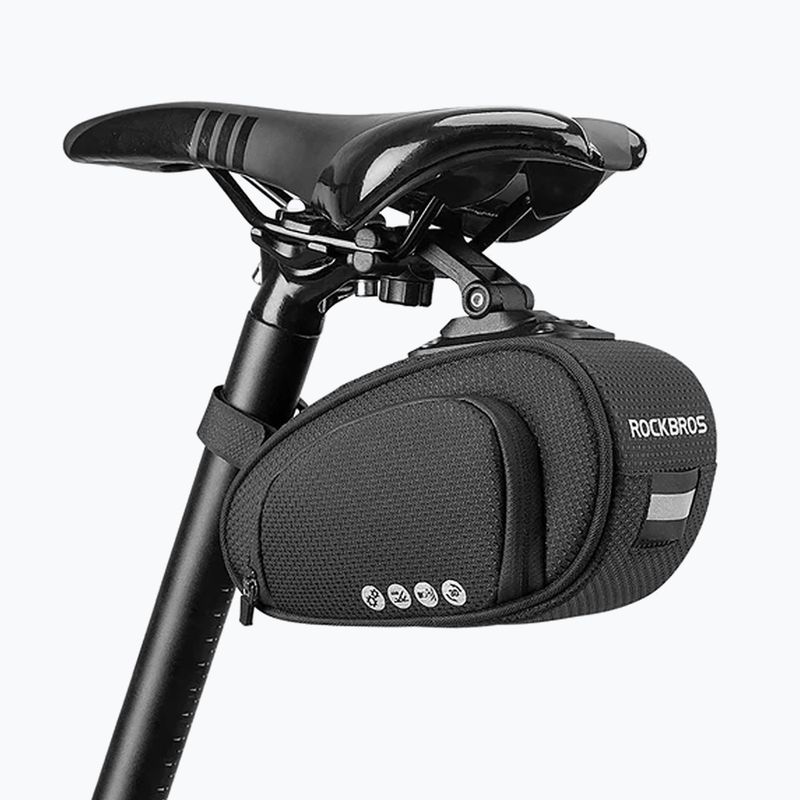 Rockbros C40 1.2 l kerékpáros táska a nyereg alatt Rockbros C40 1.2 l fekete 6
