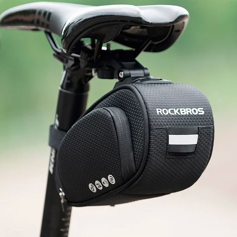 Rockbros C40 1.2 l kerékpáros táska a nyereg alatt Rockbros C40 1.2 l fekete 8