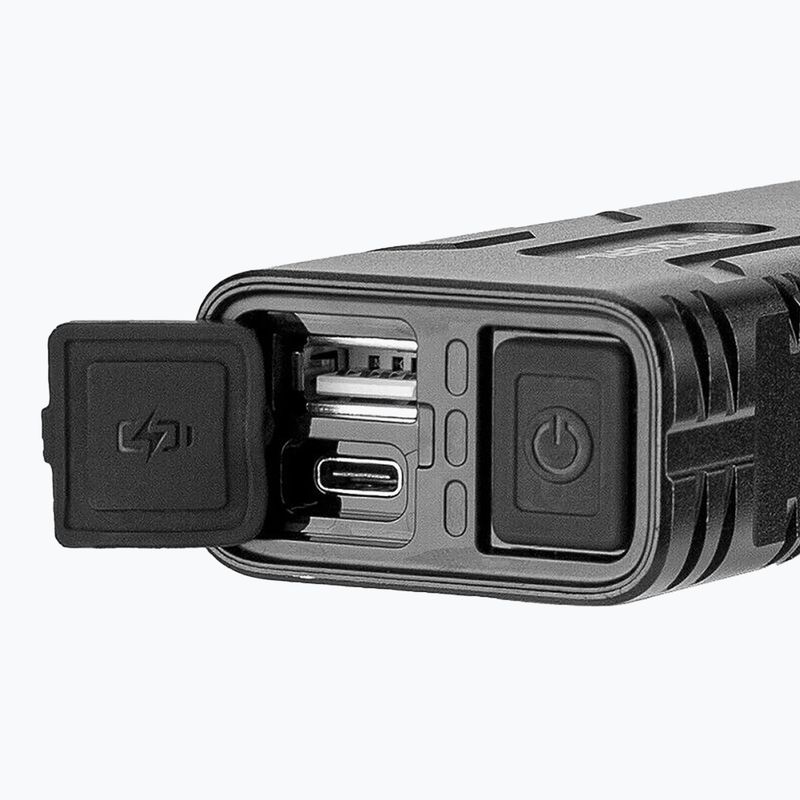 Rockbros elülső kerékpár lámpa powerbank funkcióval 24310002 850 lm fekete 4